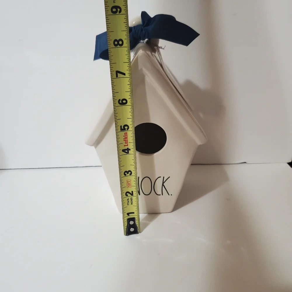 1, New Rae Dunn KNOCK birdhouse - Picture 7 of 13